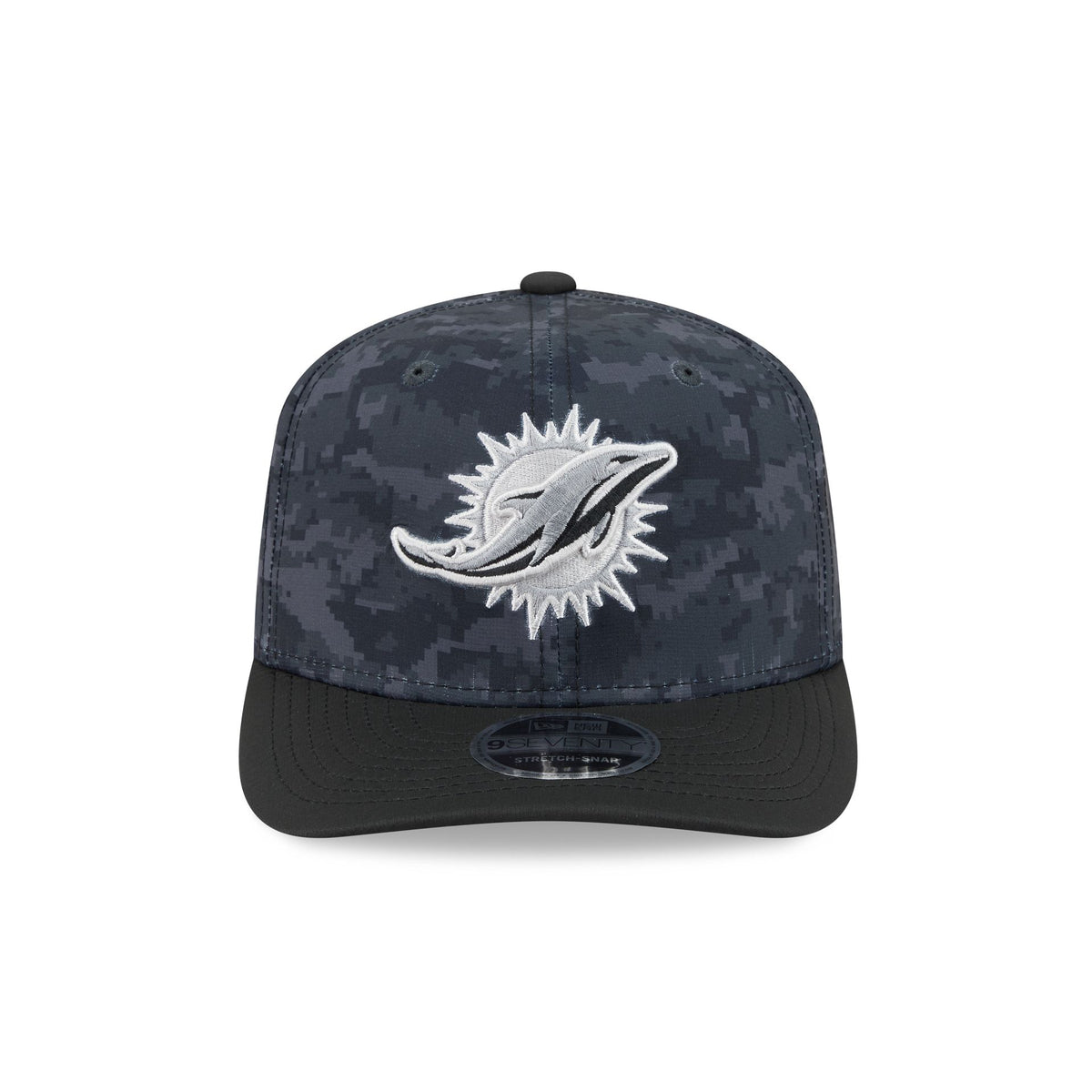 Miami Dolphins 2026 Salute to Service 9SEVENTY Stretch-Snap Hat