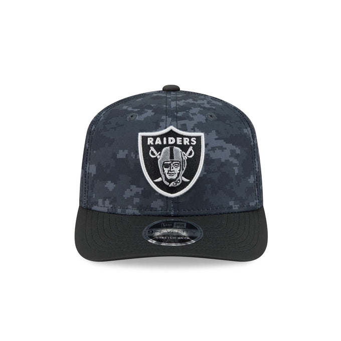 Las Vegas Raiders 2026 Salute to Service 9SEVENTY Stretch-Snap Hat ...