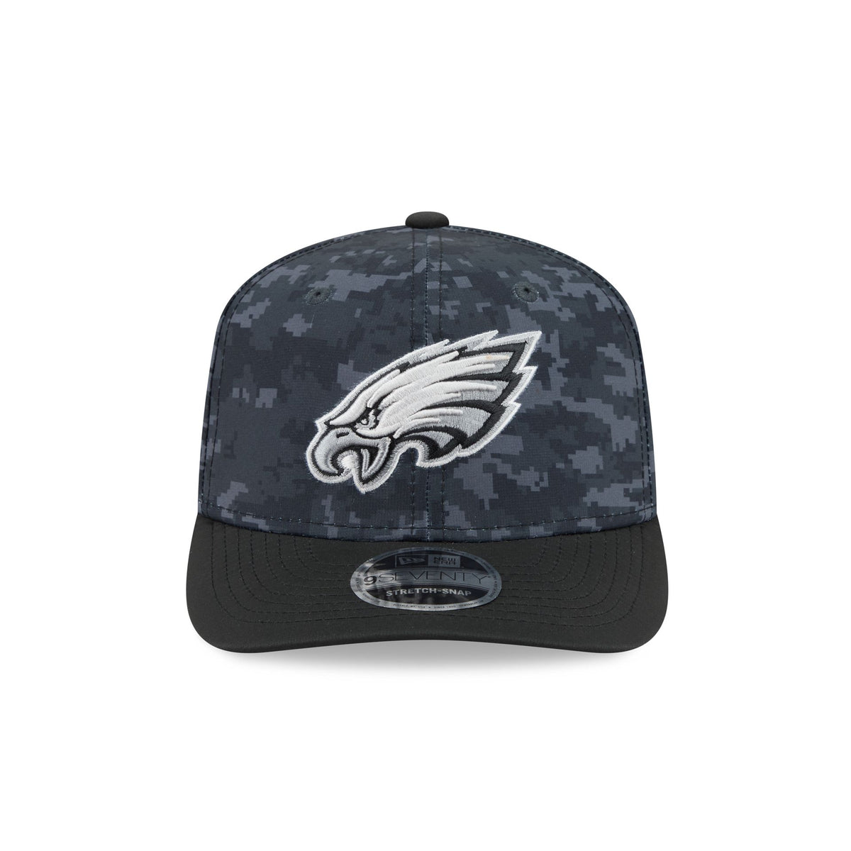 Philadelphia Eagles 2026 Salute to Service 9SEVENTY Stretch-Snap Hat
