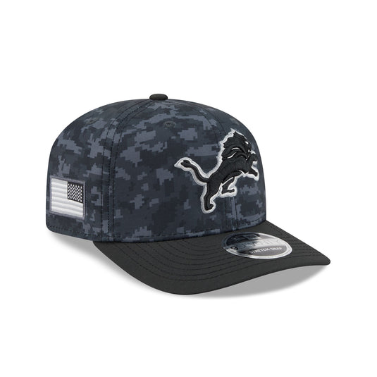 Detroit Lions 2026 Salute to Service 9SEVENTY Stretch-Snap Hat