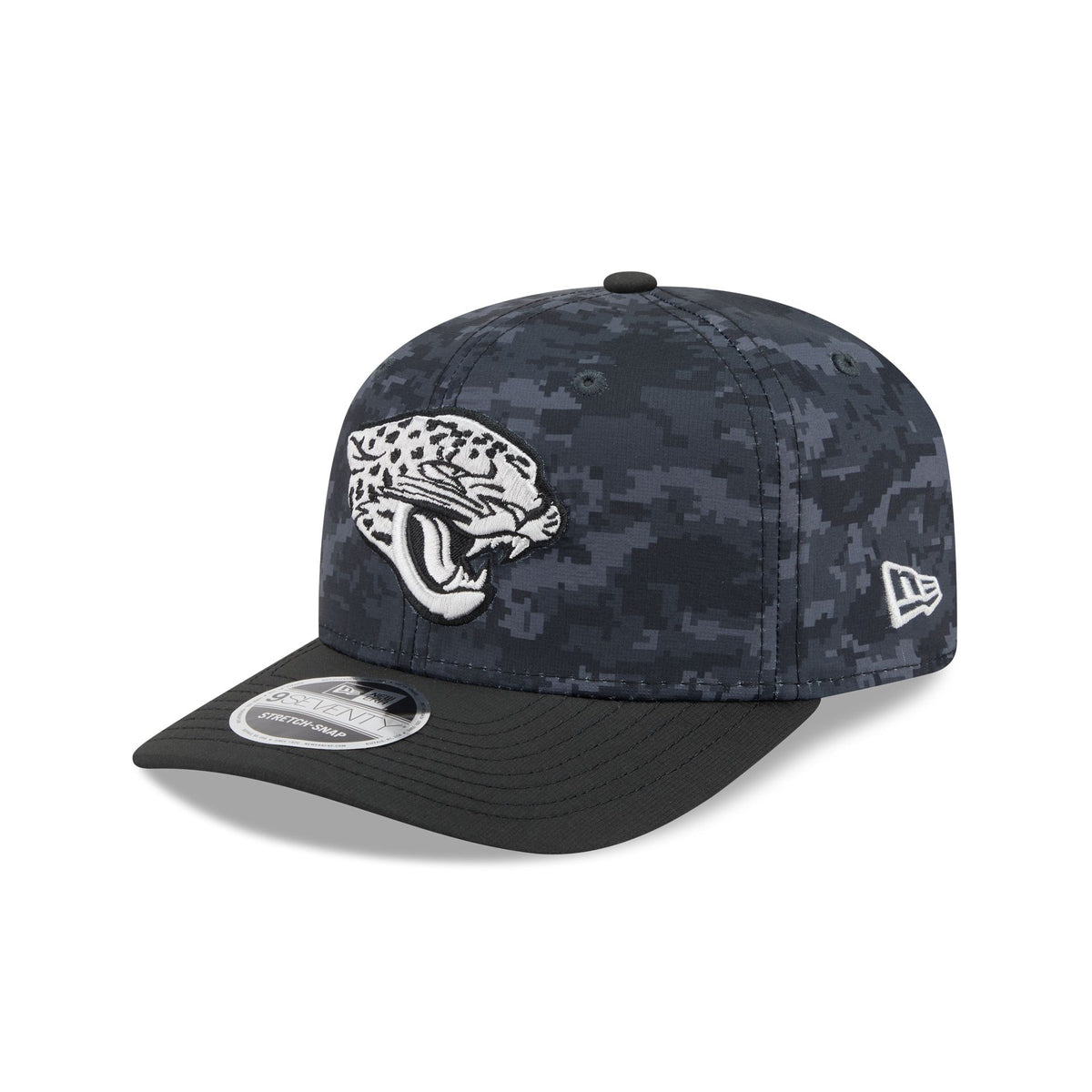Jacksonville Jaguars 2026 Salute to Service 9SEVENTY Stretch-Snap Hat
