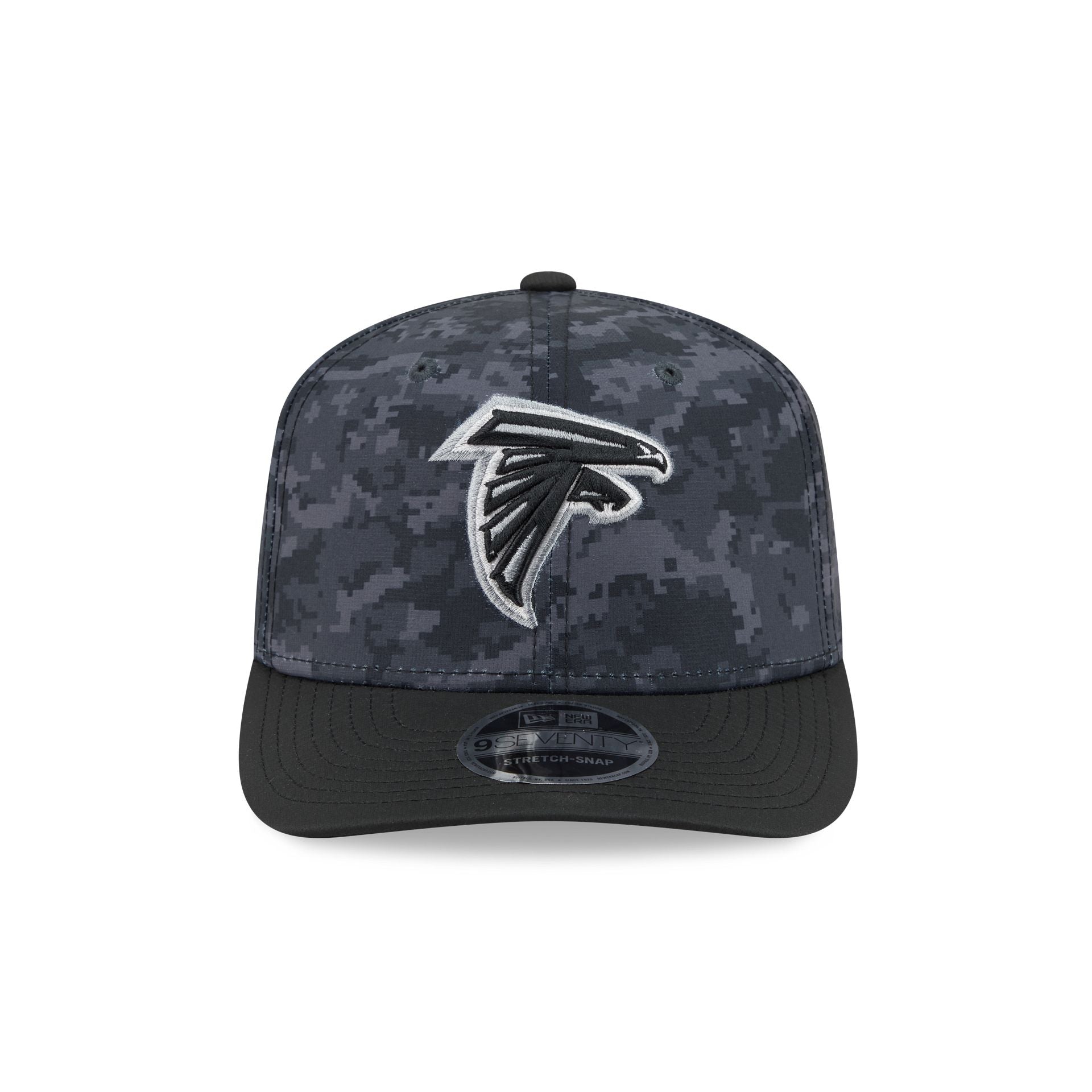 Atlanta Falcons 2026 Salute to Service 9SEVENTY Stretch-Snap Hat