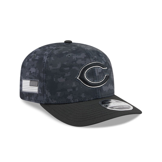 Chicago Bears 2026 Salute to Service 9SEVENTY Stretch-Snap Hat
