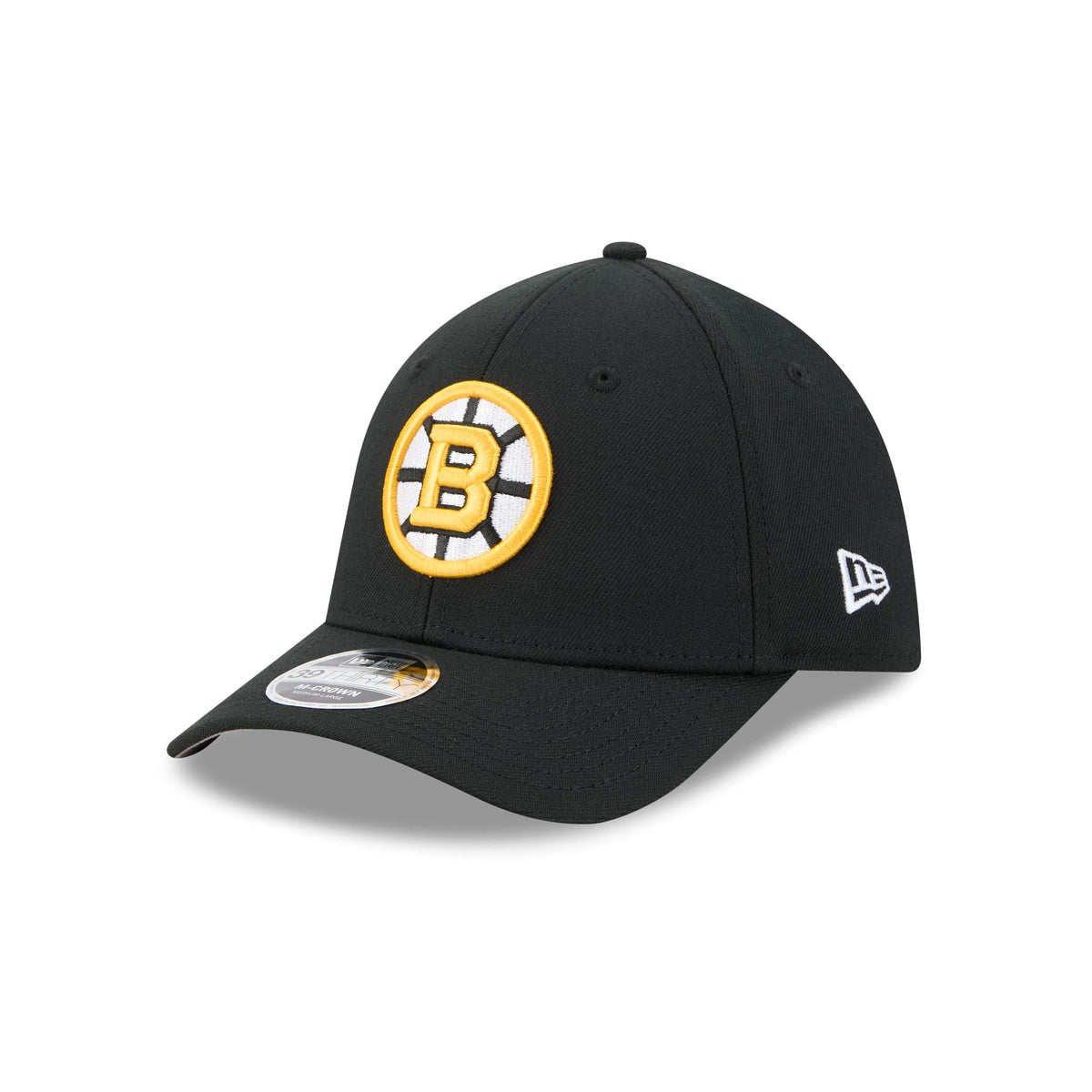 Boston Bruins Team 39THIRTY M-Crown Stretch Fit Hat