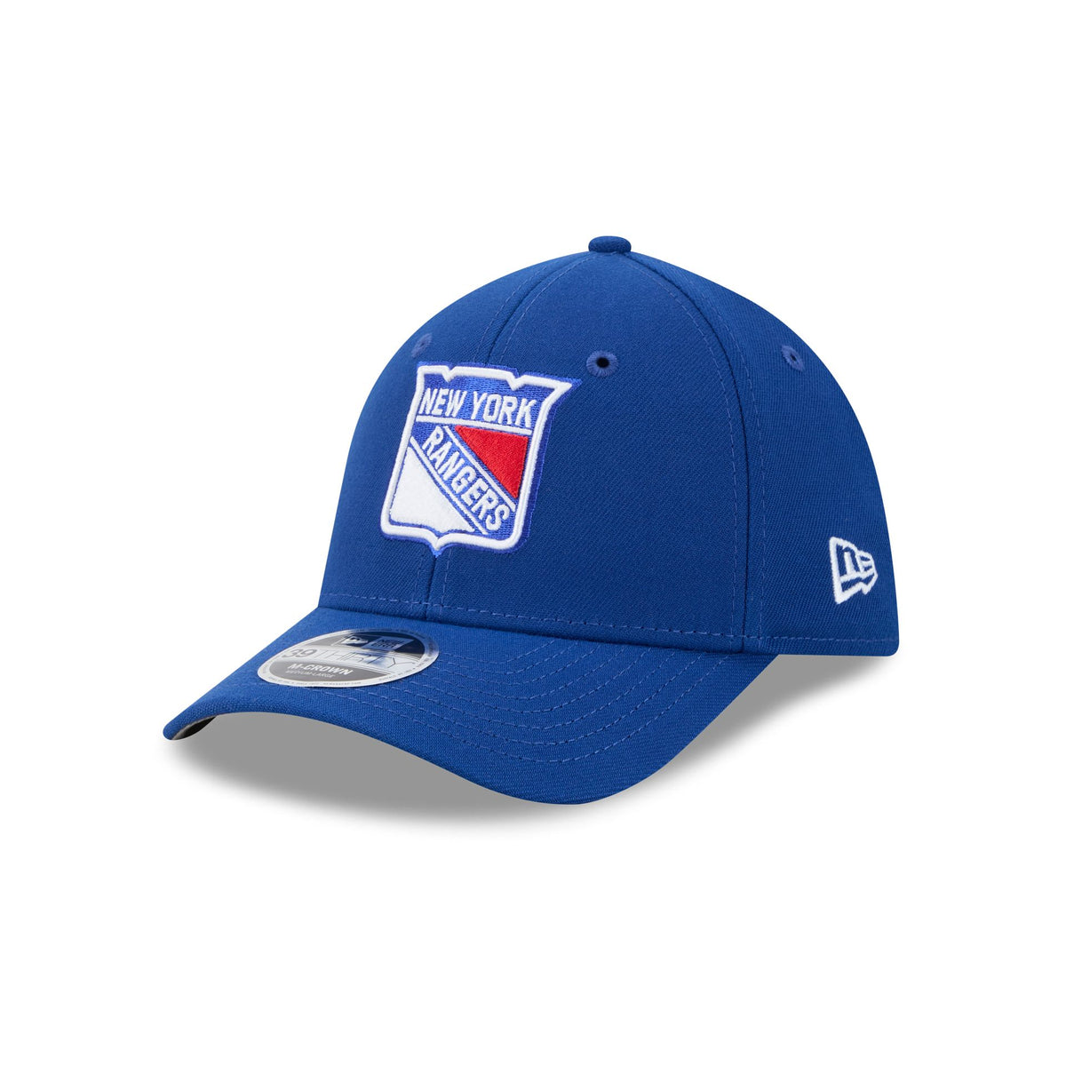 New York Rangers Team 39THIRTY M-Crown Stretch Fit Hat