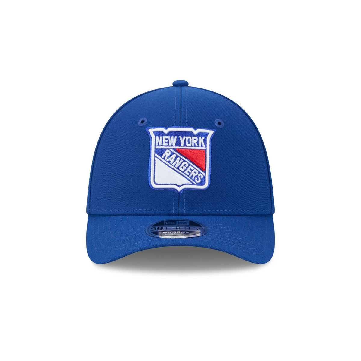 New York Rangers Team 39THIRTY M-Crown Stretch Fit Hat