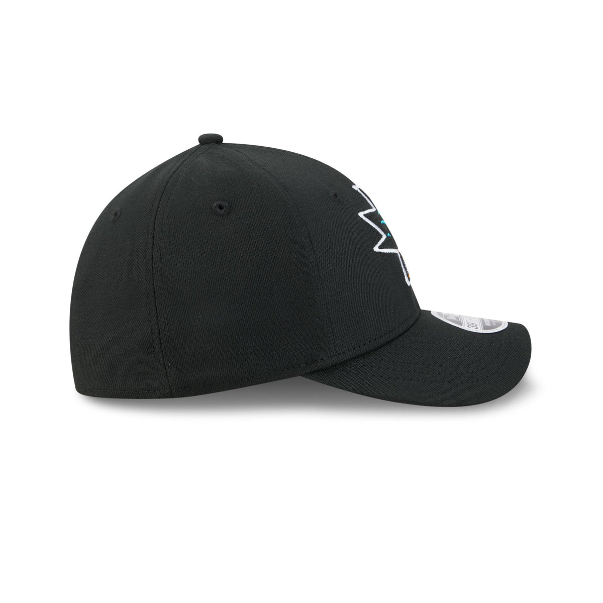 San Jose Sharks Team 39THIRTY M-Crown Stretch Fit Hat