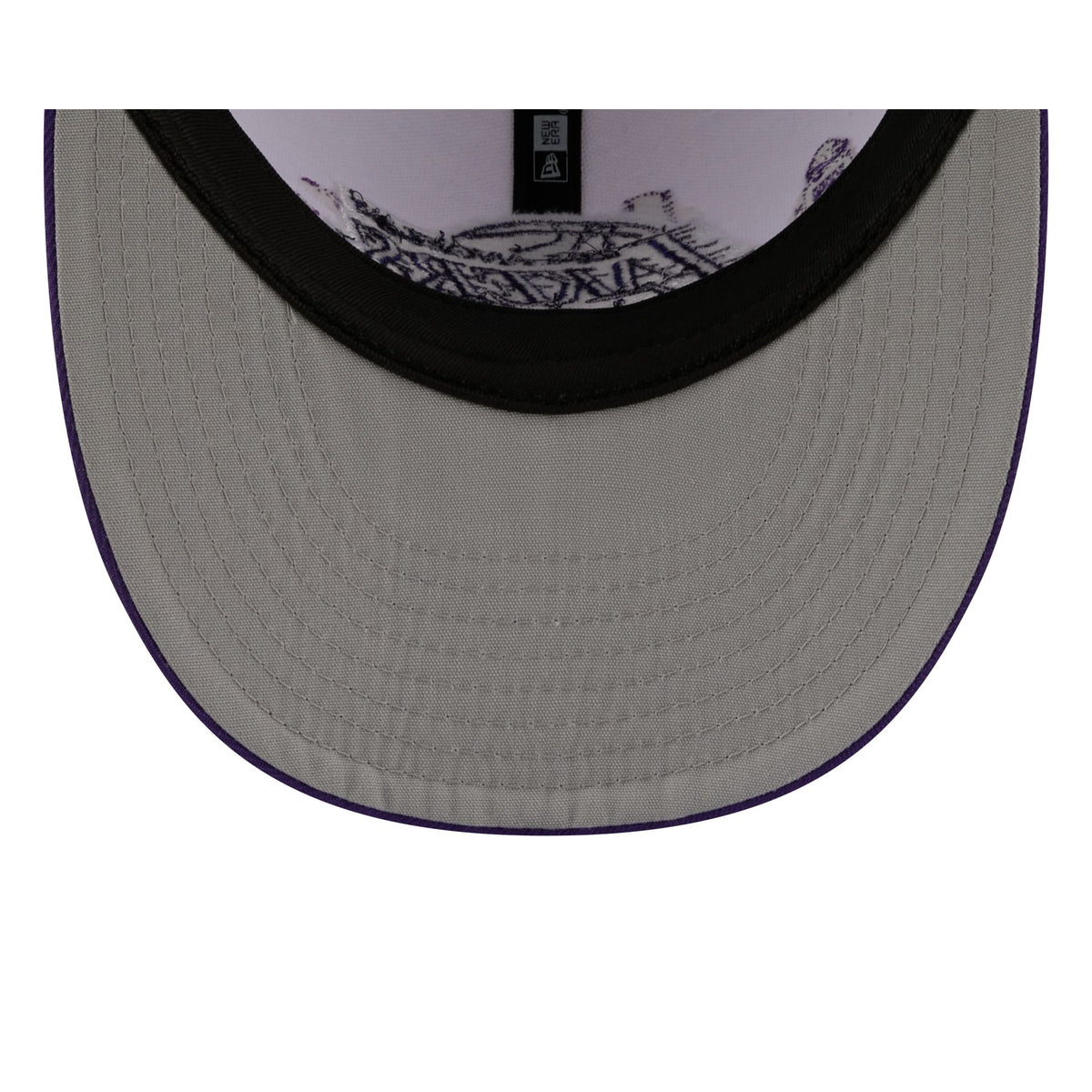 Los Angeles Lakers Cityscape White 59FIFTY Fitted Hat