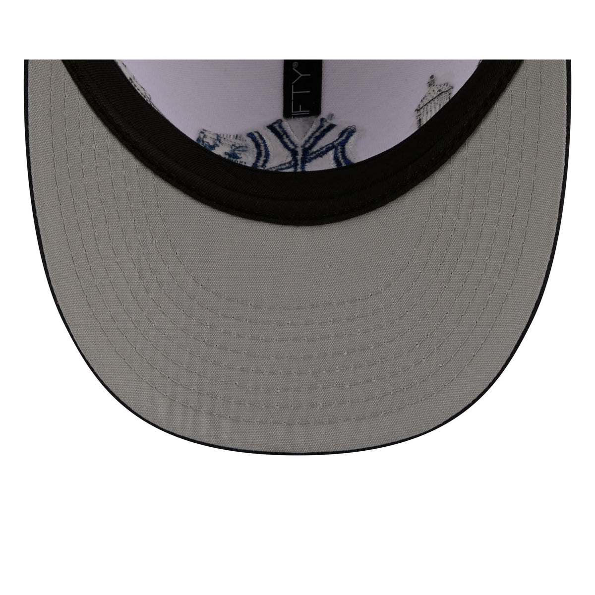 New York Yankees Cityscape White 59FIFTY Fitted Hat