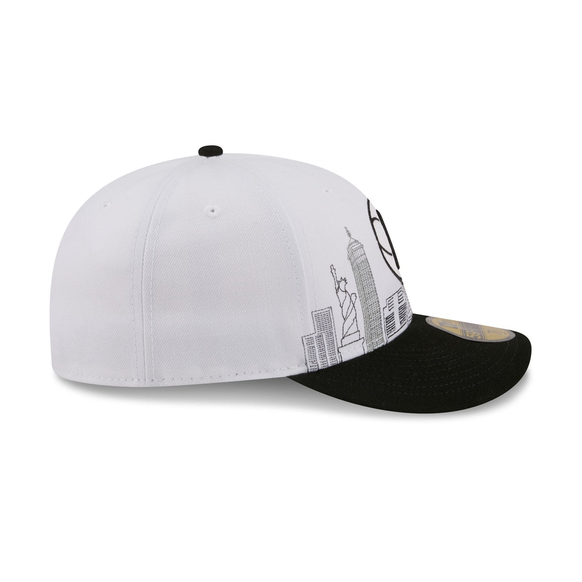 Brooklyn Nets Cityscape White 59FIFTY Fitted Hat