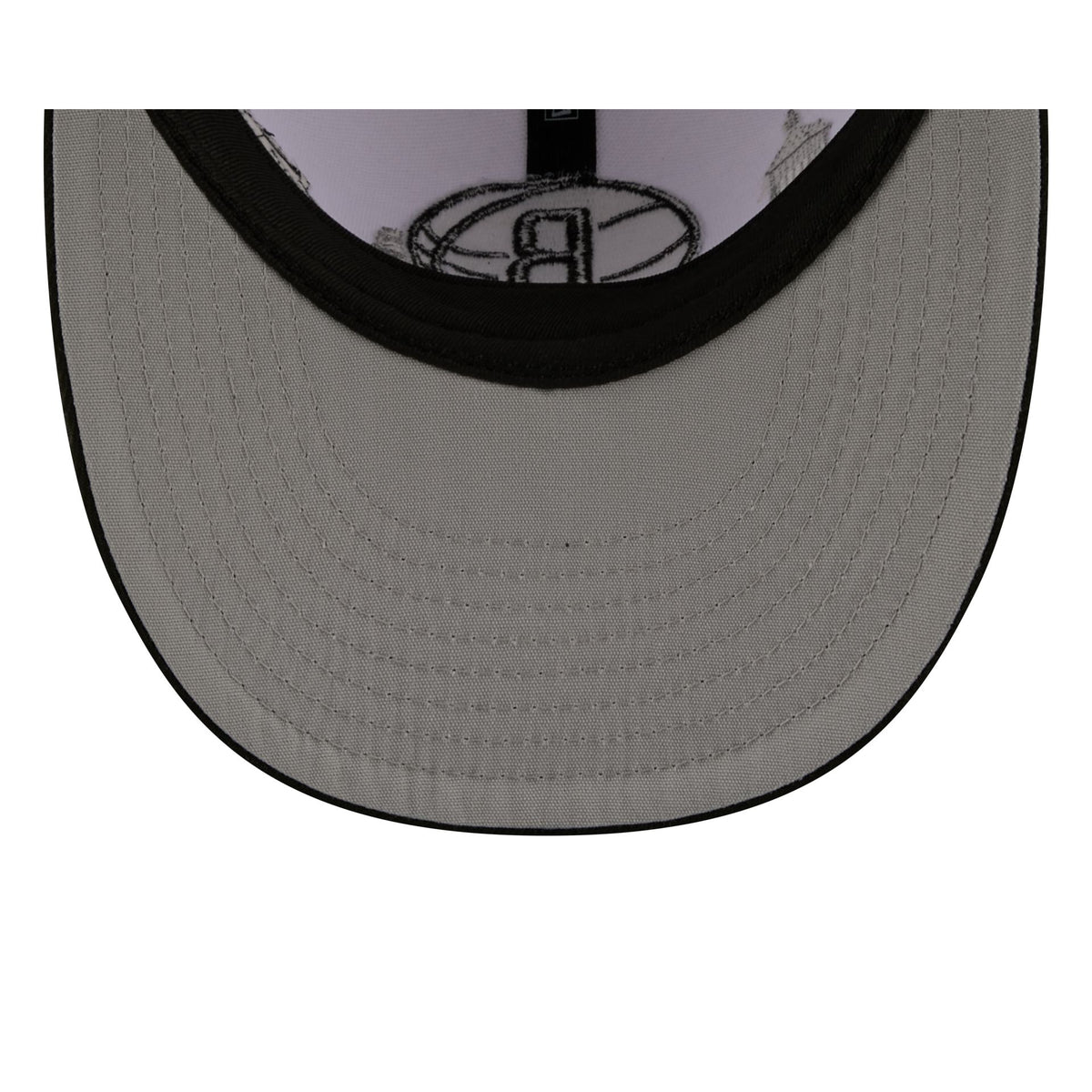 Brooklyn Nets Cityscape White 59FIFTY Fitted Hat