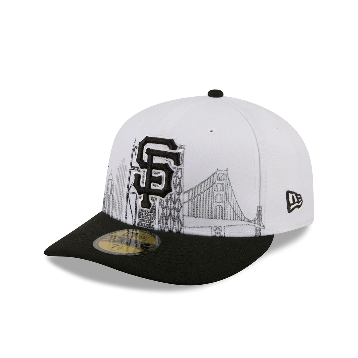 San Francisco Giants Cityscape White 59FIFTY Fitted Hat
