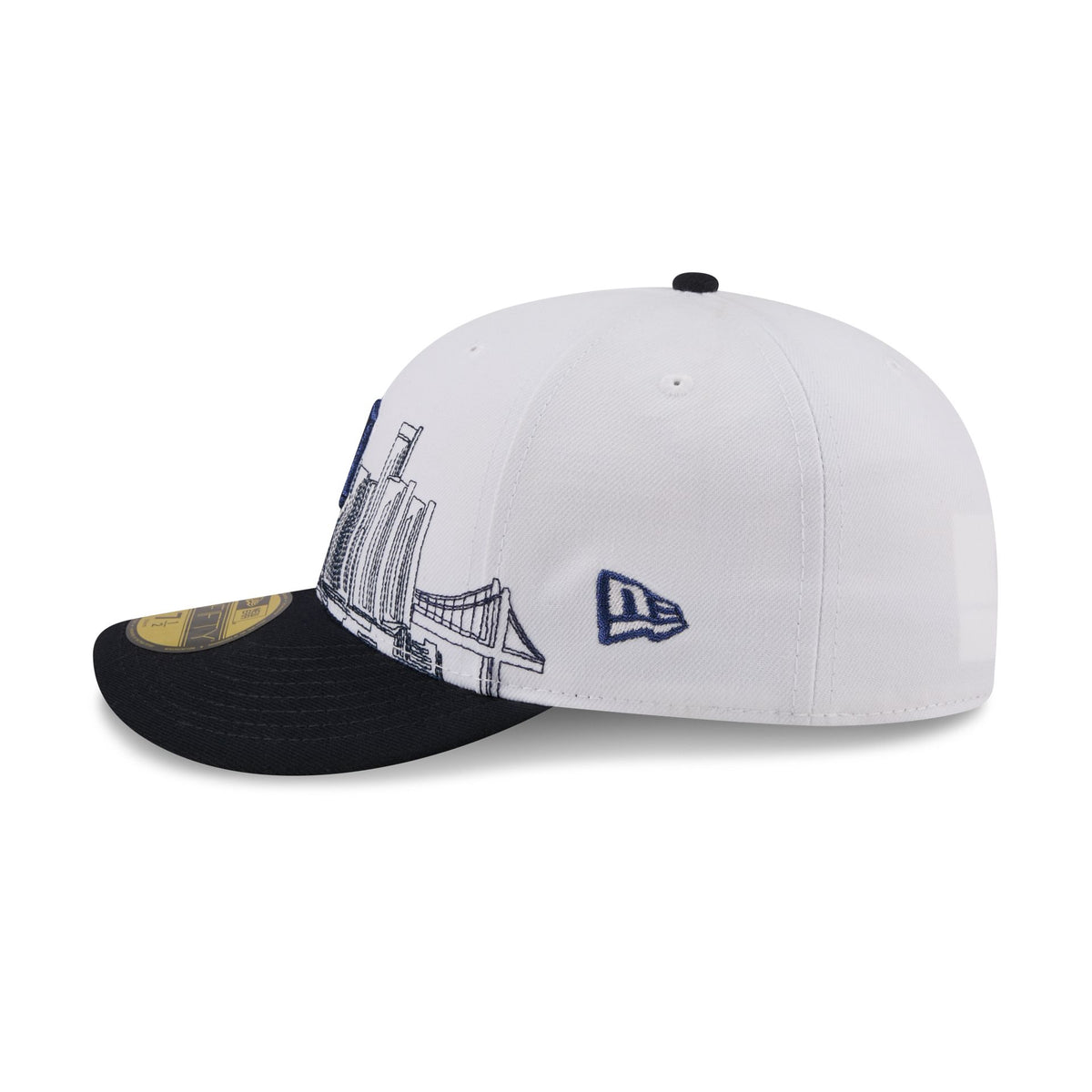 Detroit Tigers Cityscape White 59FIFTY Fitted Hat
