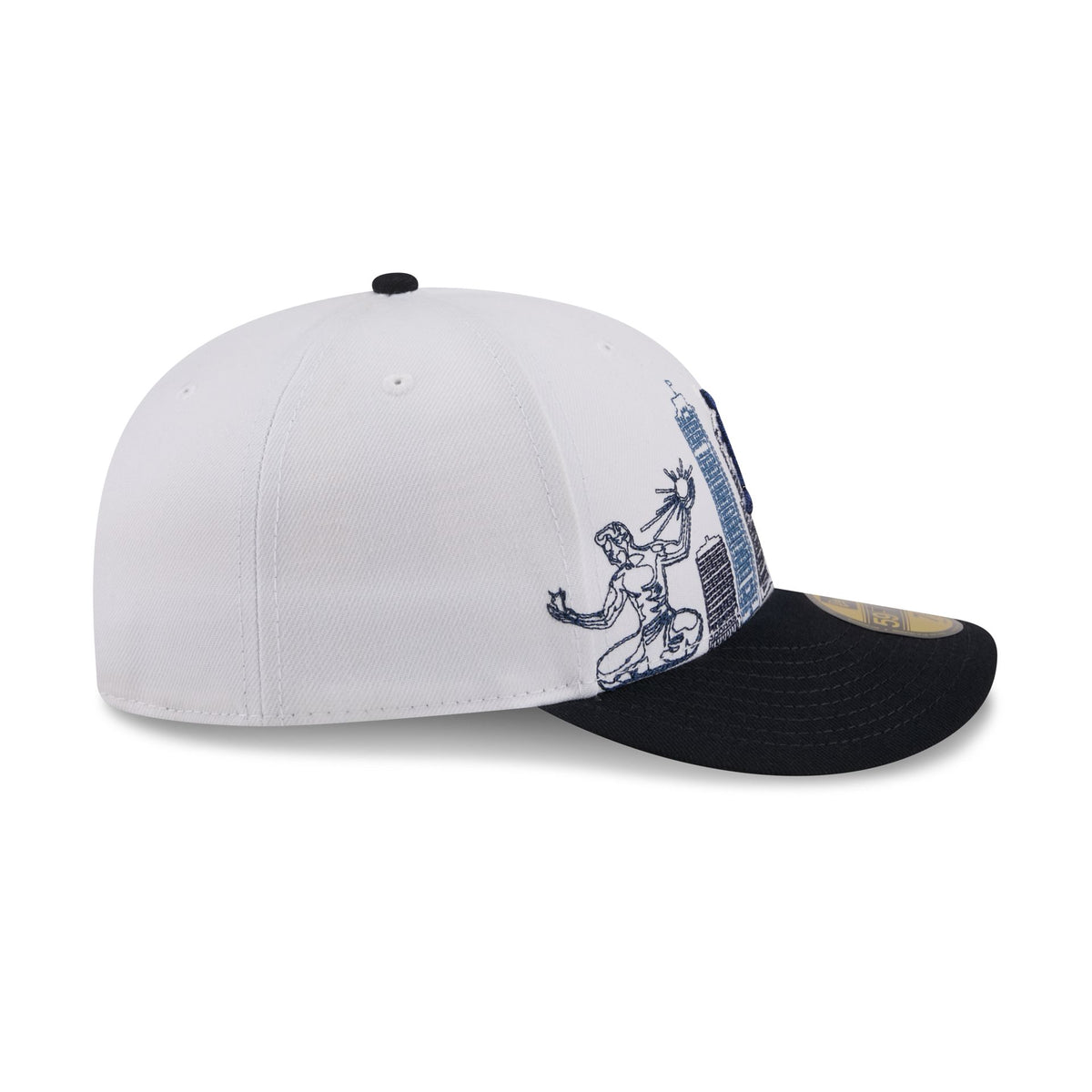 Detroit Tigers Cityscape White 59FIFTY Fitted Hat