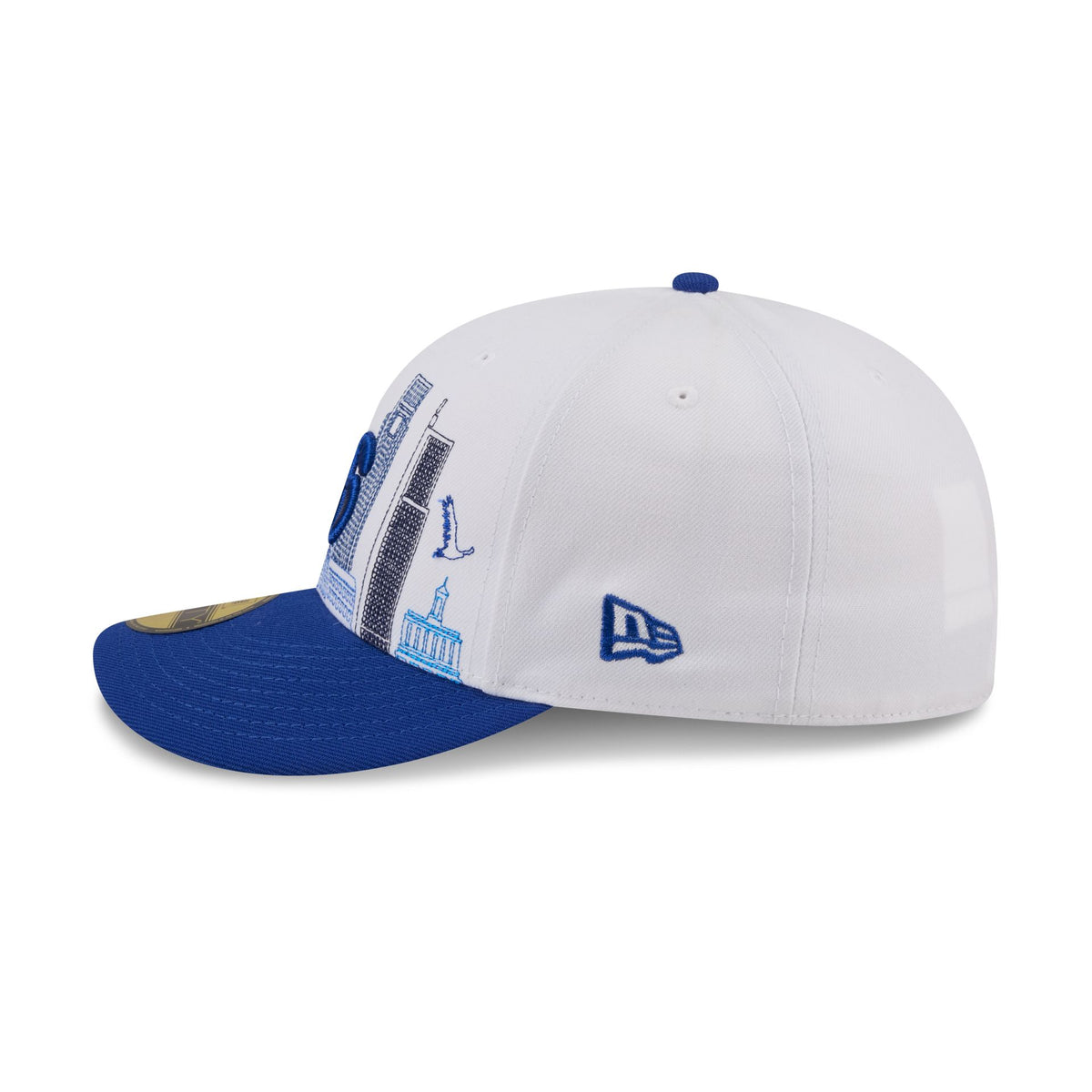 Philadelphia 76ers Cityscape White 59FIFTY Fitted Hat