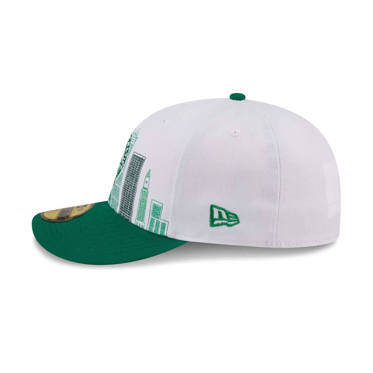 Boston Celtics Cityscape White 59FIFTY Fitted Hat
