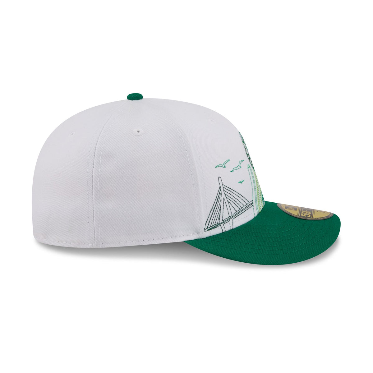 Boston Celtics Cityscape White 59FIFTY Fitted Hat