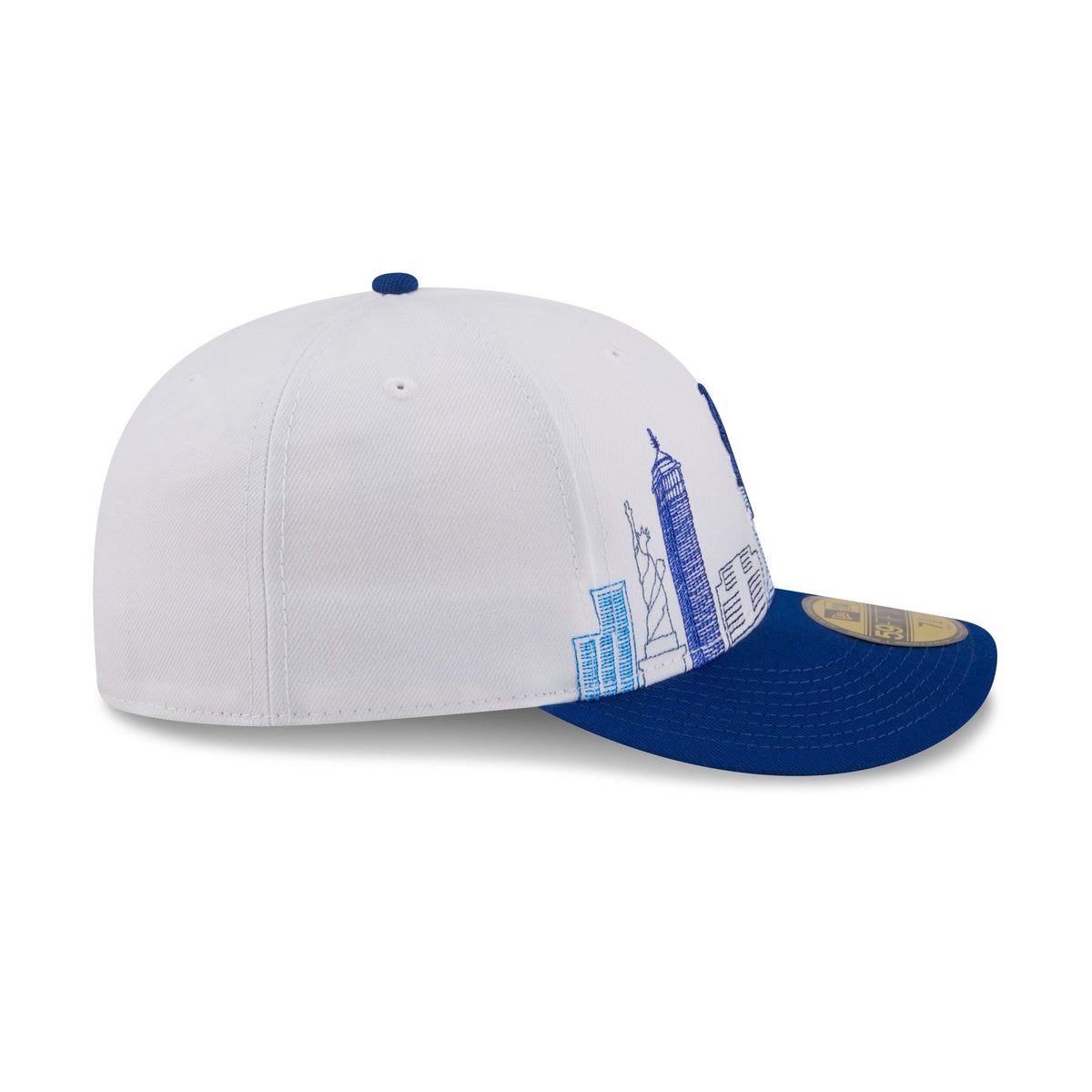 New York Mets Cityscape White 59FIFTY Fitted Hat