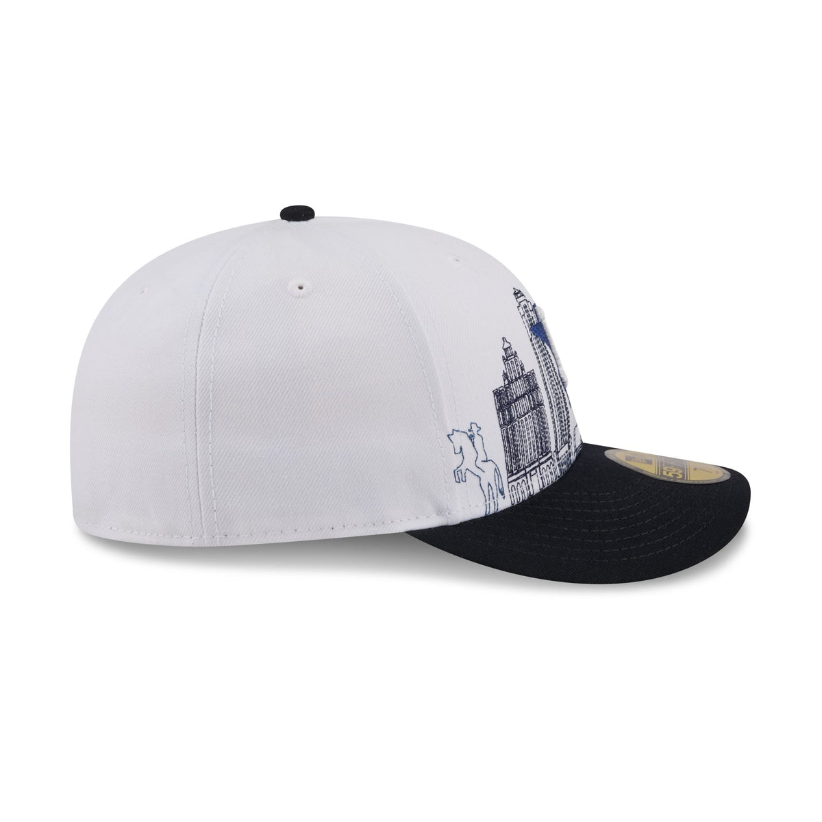 Houston Astros Cityscape White 59FIFTY Fitted Hat