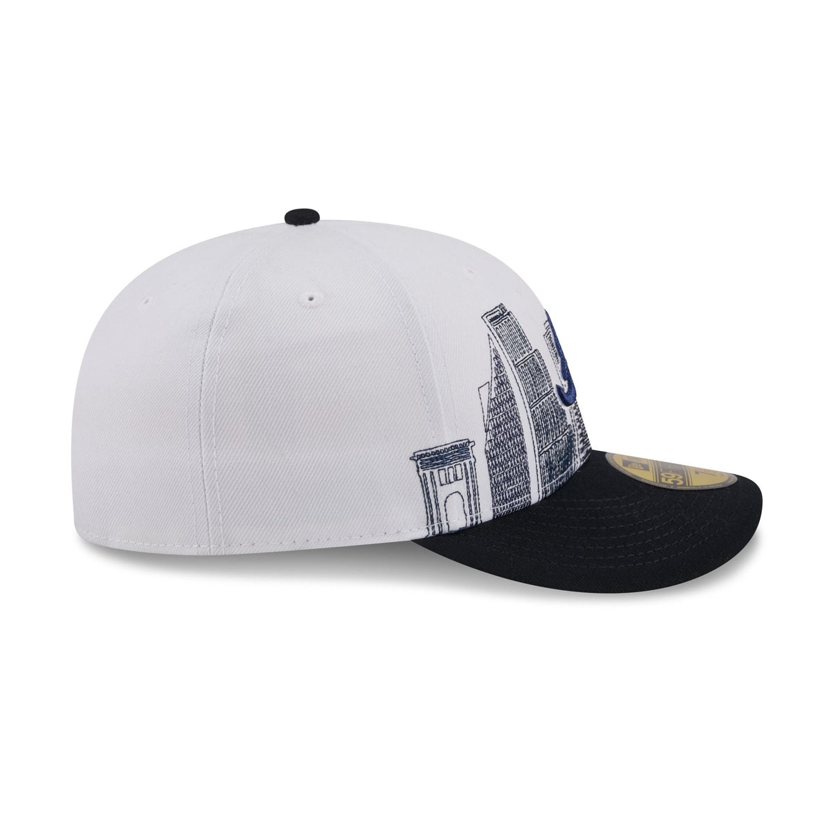 Atlanta Braves Cityscape White 59FIFTY Fitted Hat