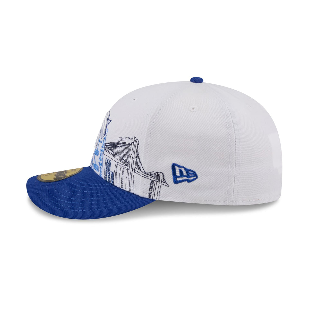 New York Knicks Cityscape White 59FIFTY Fitted Hat