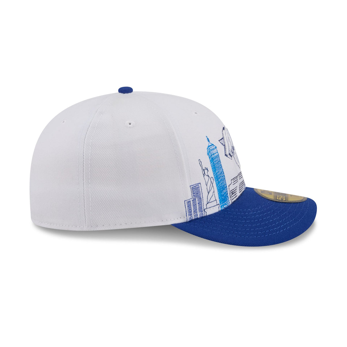New York Knicks Cityscape White 59FIFTY Fitted Hat