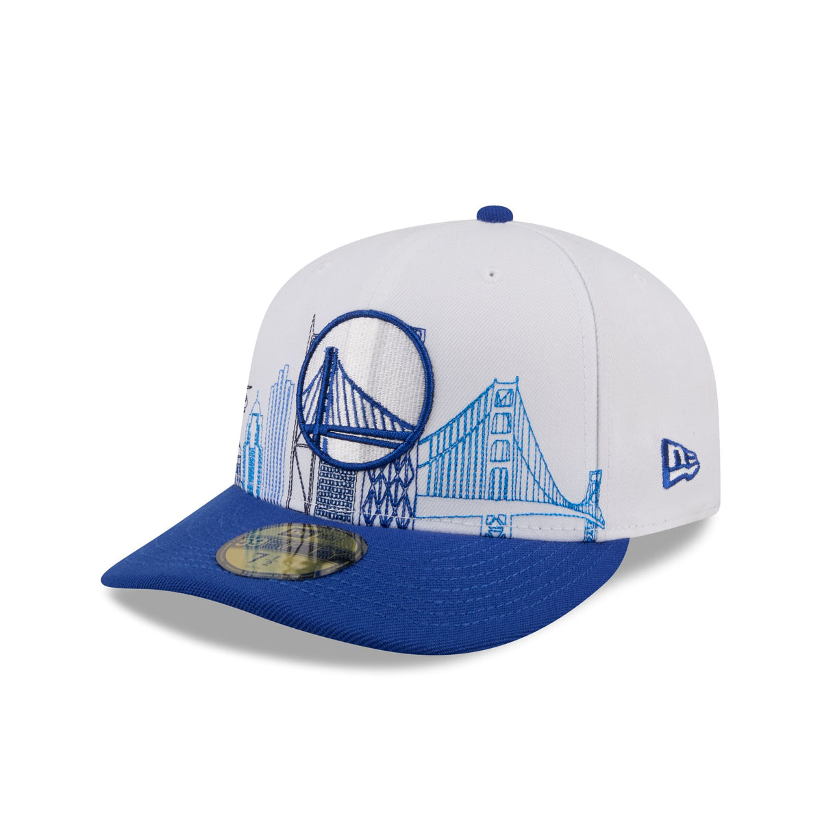 Golden State Warriors Cityscape White 59FIFTY Fitted Hat