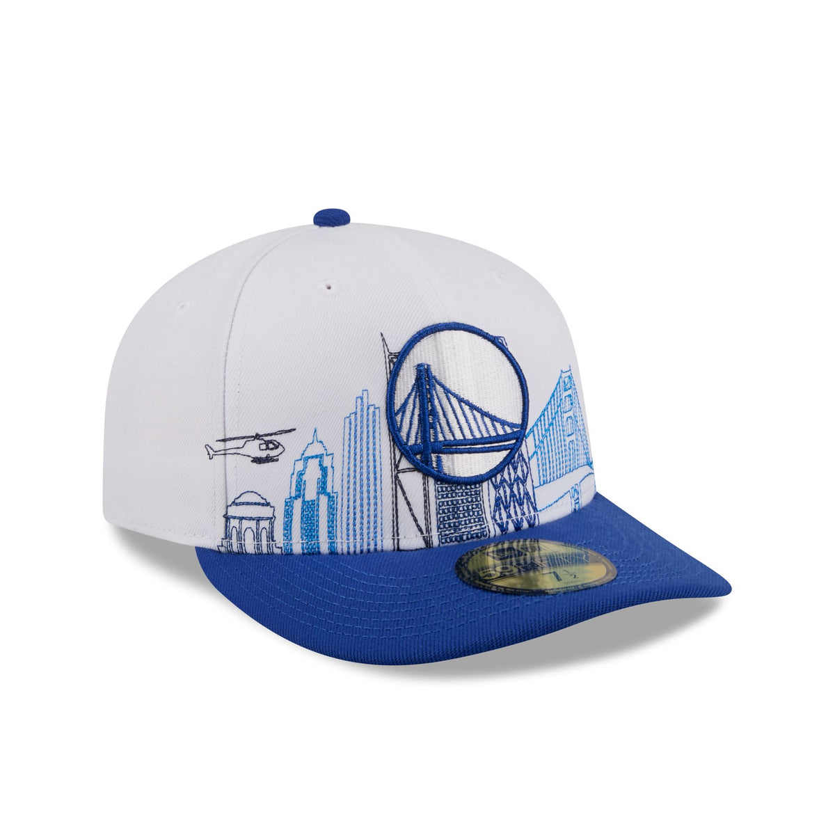 Golden State Warriors Cityscape White 59FIFTY Fitted Hat