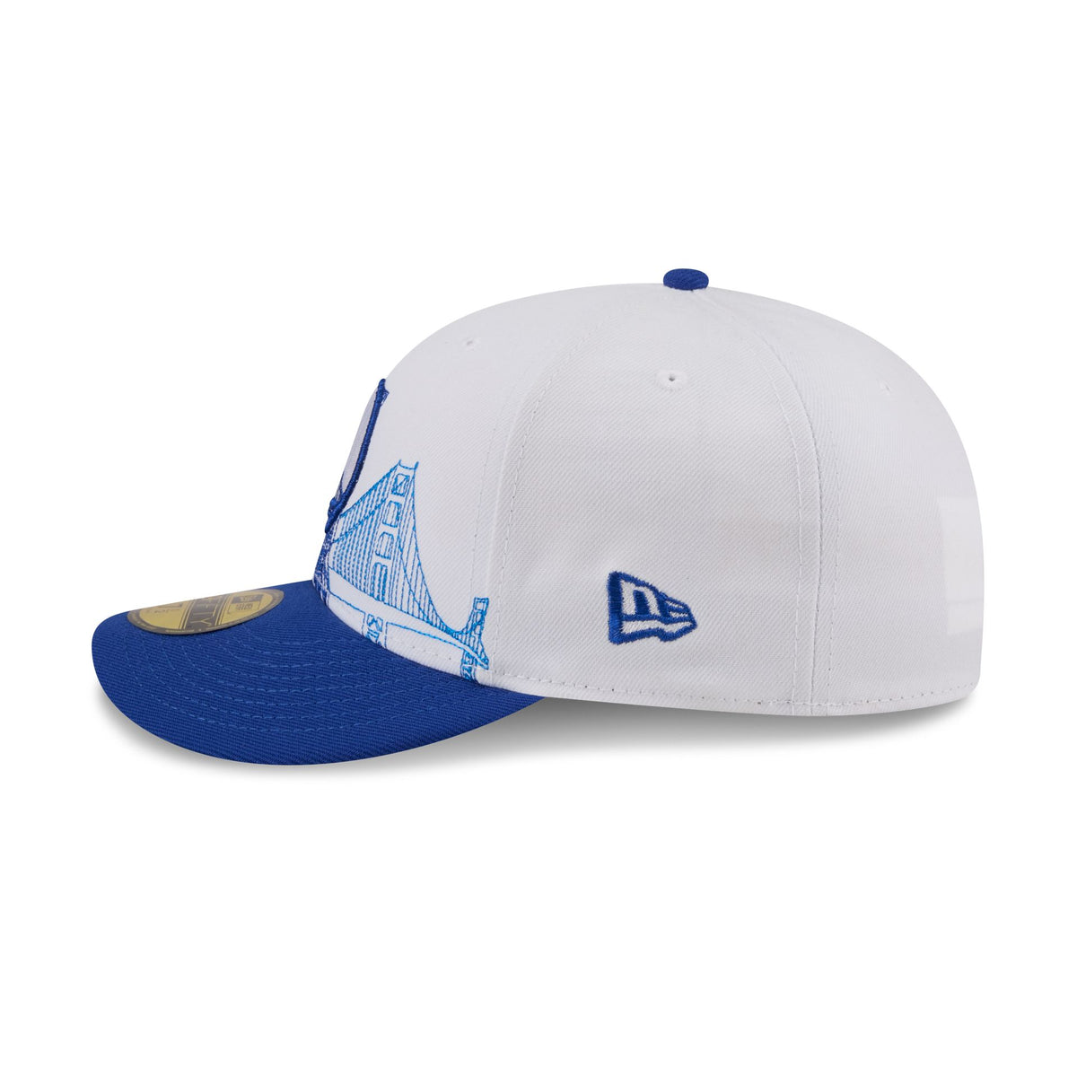 Golden State Warriors Cityscape White 59FIFTY Fitted Hat