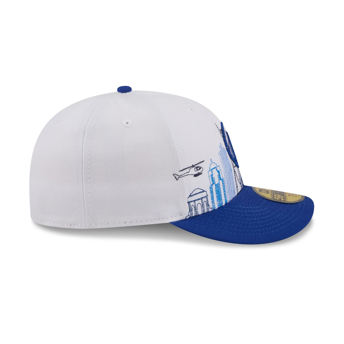 Golden State Warriors Cityscape White 59FIFTY Fitted Hat