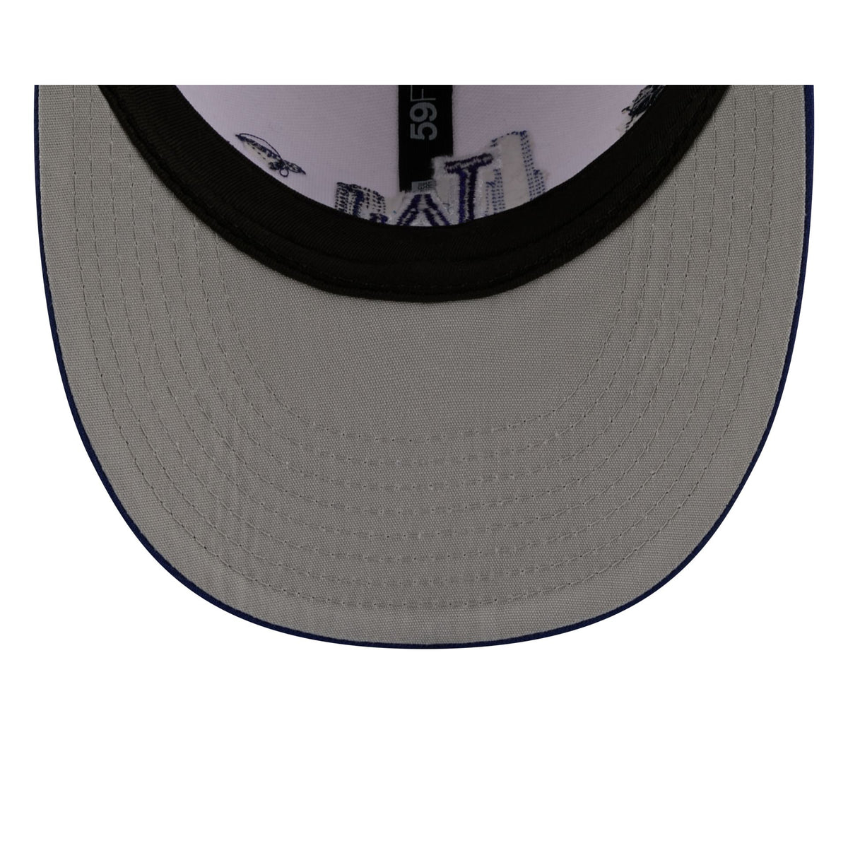 Los Angeles Dodgers Cityscape White 59FIFTY Fitted Hat