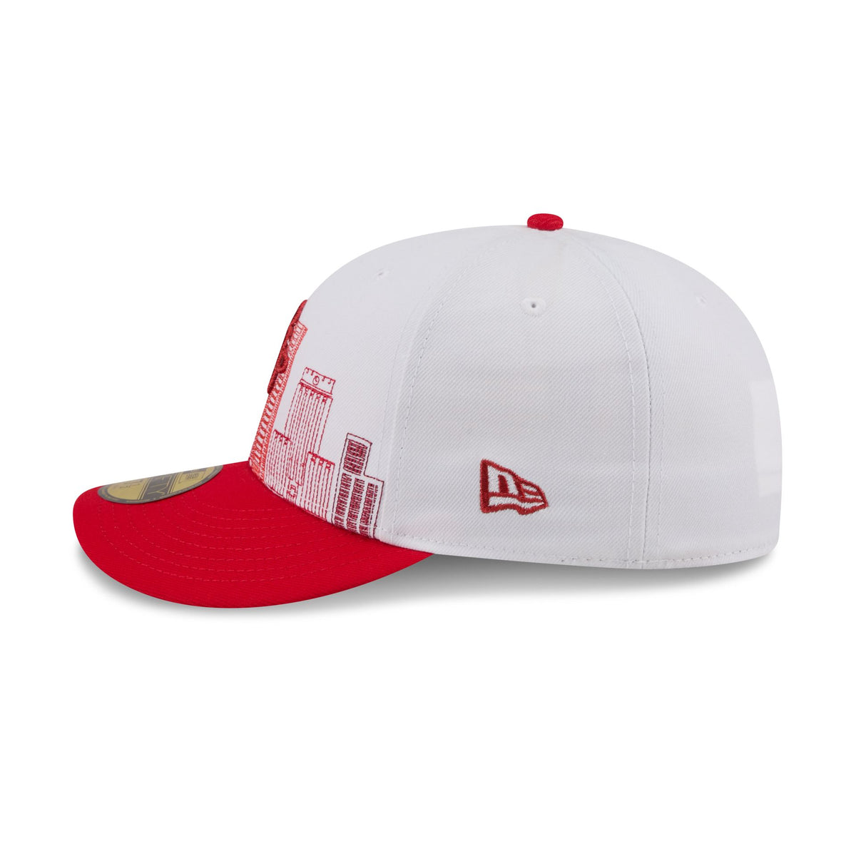 Houston Rockets Cityscape White 59FIFTY Fitted Hat