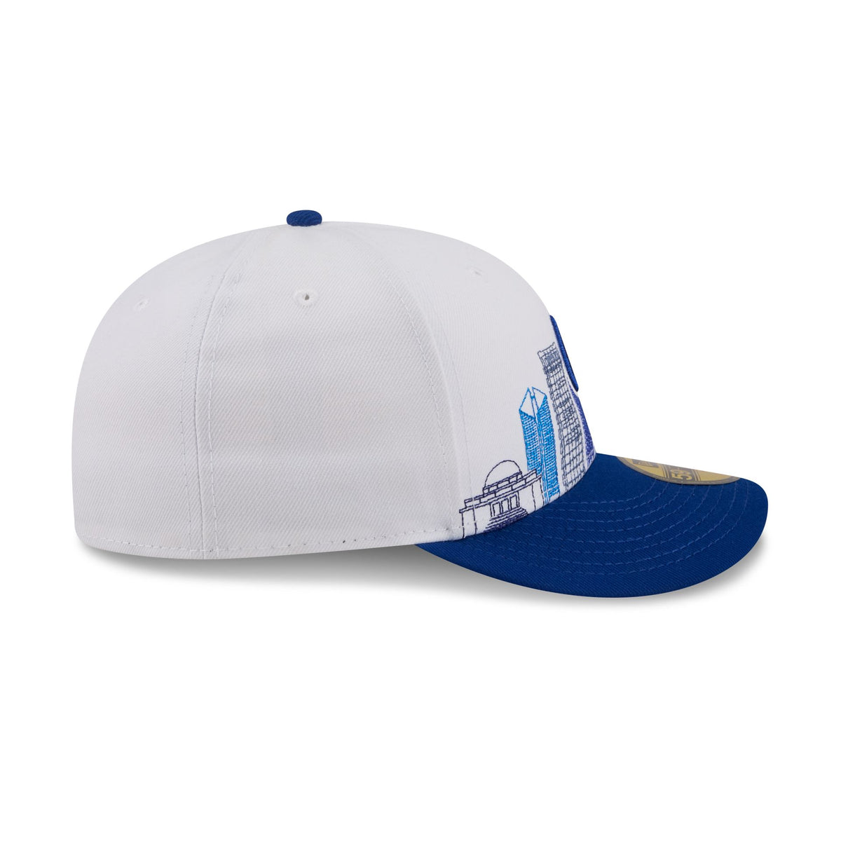 Chicago Cubs Cityscape White 59FIFTY Fitted Hat