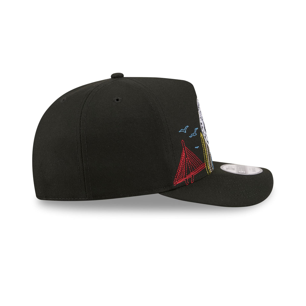Boston Celtics Cityscape Black 9FIFTY A-Frame Snapback Hat