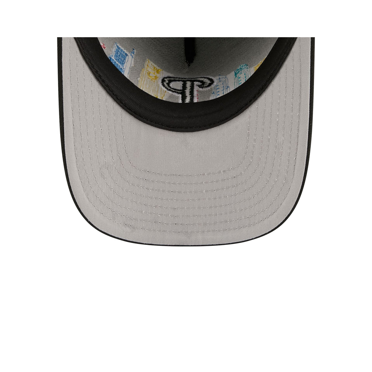 Philadelphia Phillies Cityscape Black 9FIFTY A-Frame Snapback Hat