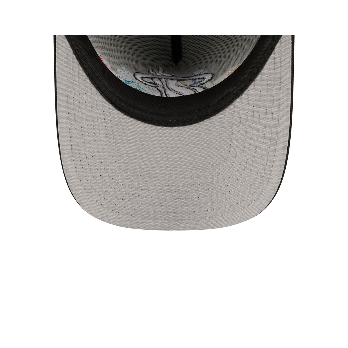 Miami Heat Cityscape Black 9FIFTY A-Frame Snapback Hat