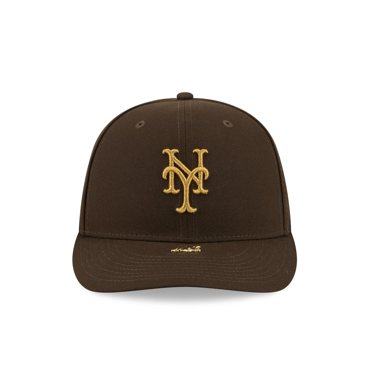 New York Mets Walnut Gold Detail 59FIFTY Fitted Hat