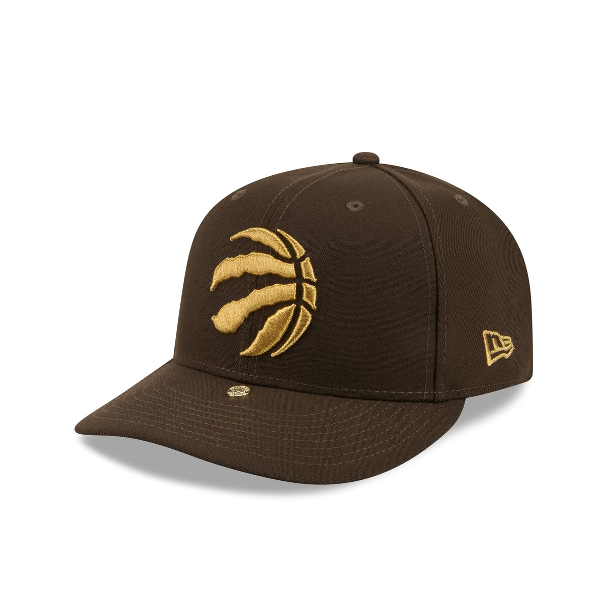 Toronto Raptors Walnut Gold Detail 59FIFTY Fitted Hat