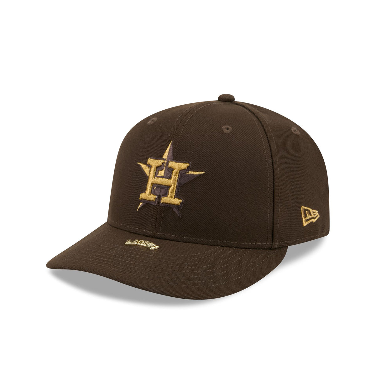 Houston Astros Walnut Gold Detail 59FIFTY Fitted Hat