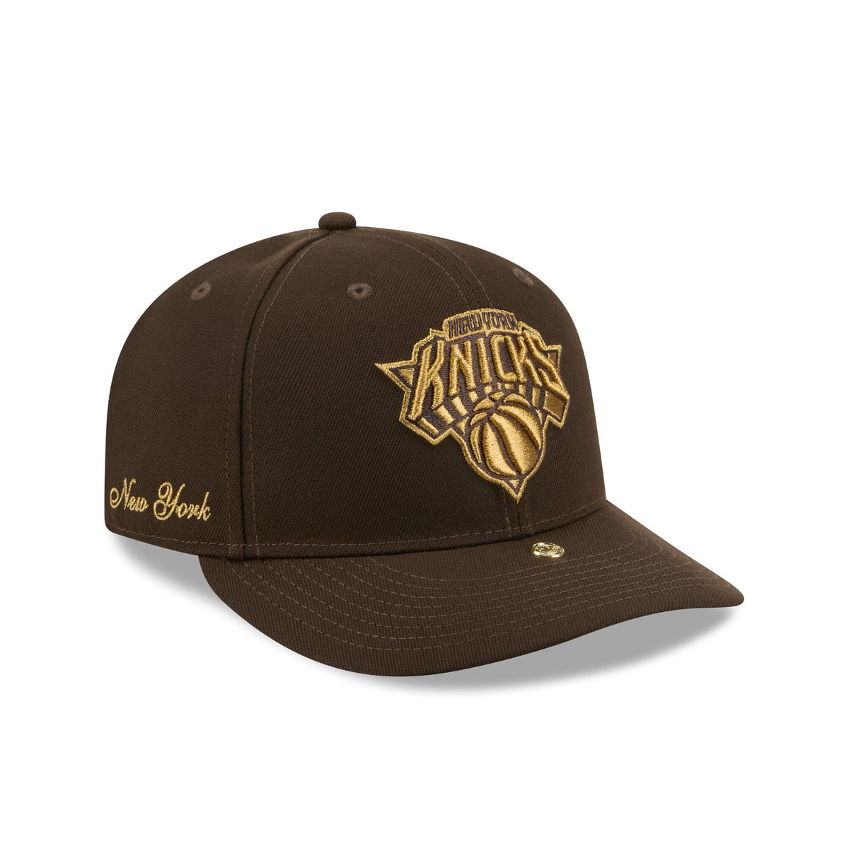 New York Knicks Walnut Gold Detail 59FIFTY Fitted Hat