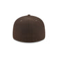 Milwaukee Brewers Walnut Gold Detail 59FIFTY Fitted Hat