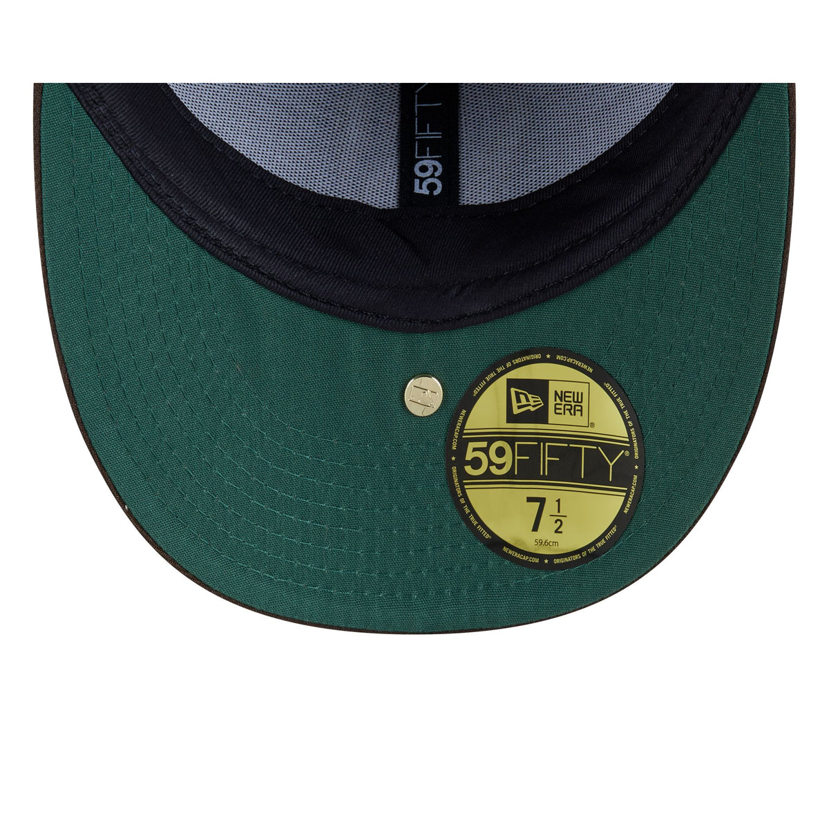 Milwaukee Brewers Walnut Gold Detail 59FIFTY Fitted Hat