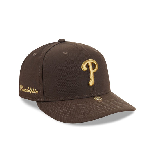 Philadelphia Phillies Walnut Gold Detail 59FIFTY Fitted Hat