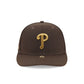 Philadelphia Phillies Walnut Gold Detail 59FIFTY Fitted Hat