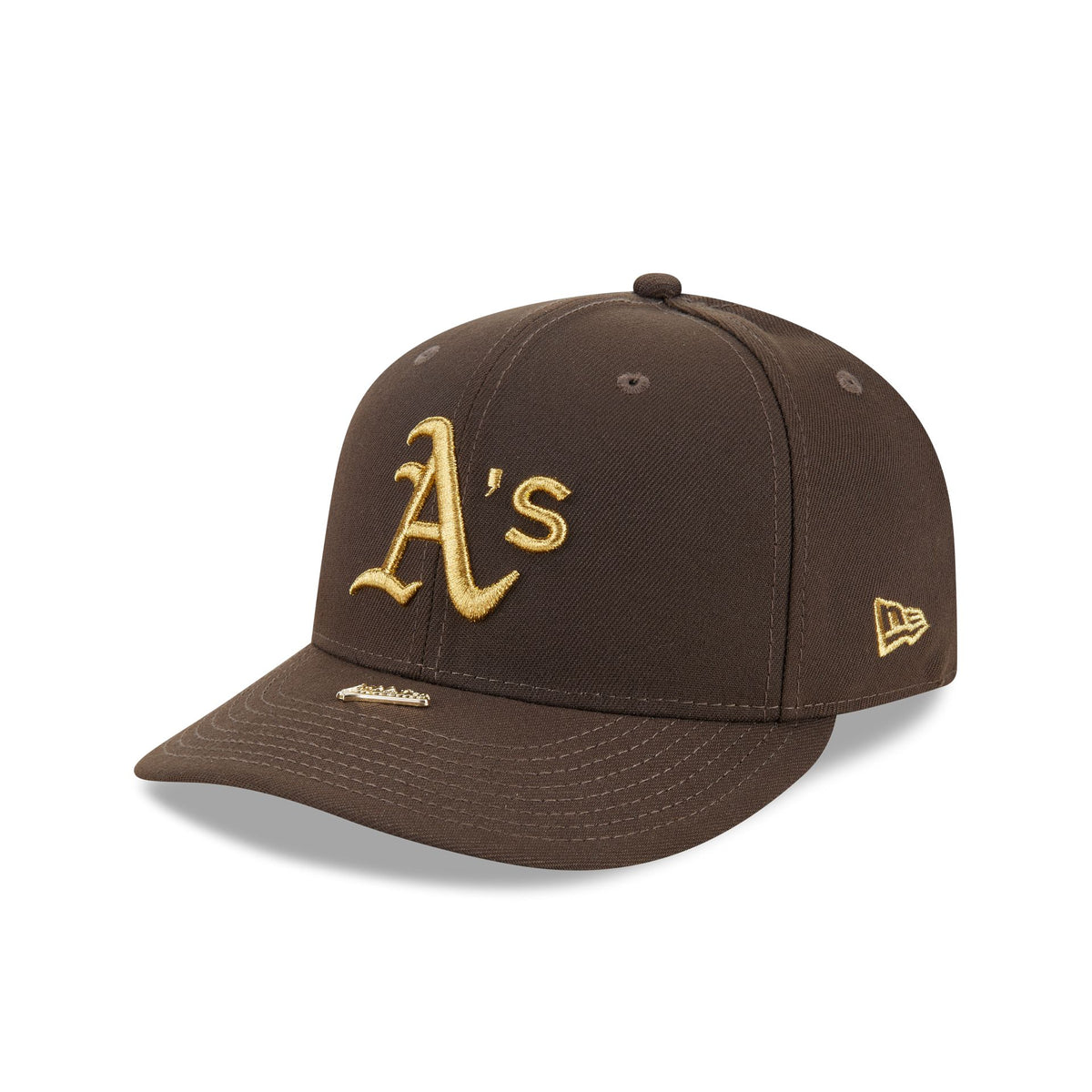 Athletics Walnut Gold Detail 59FIFTY Fitted Hat