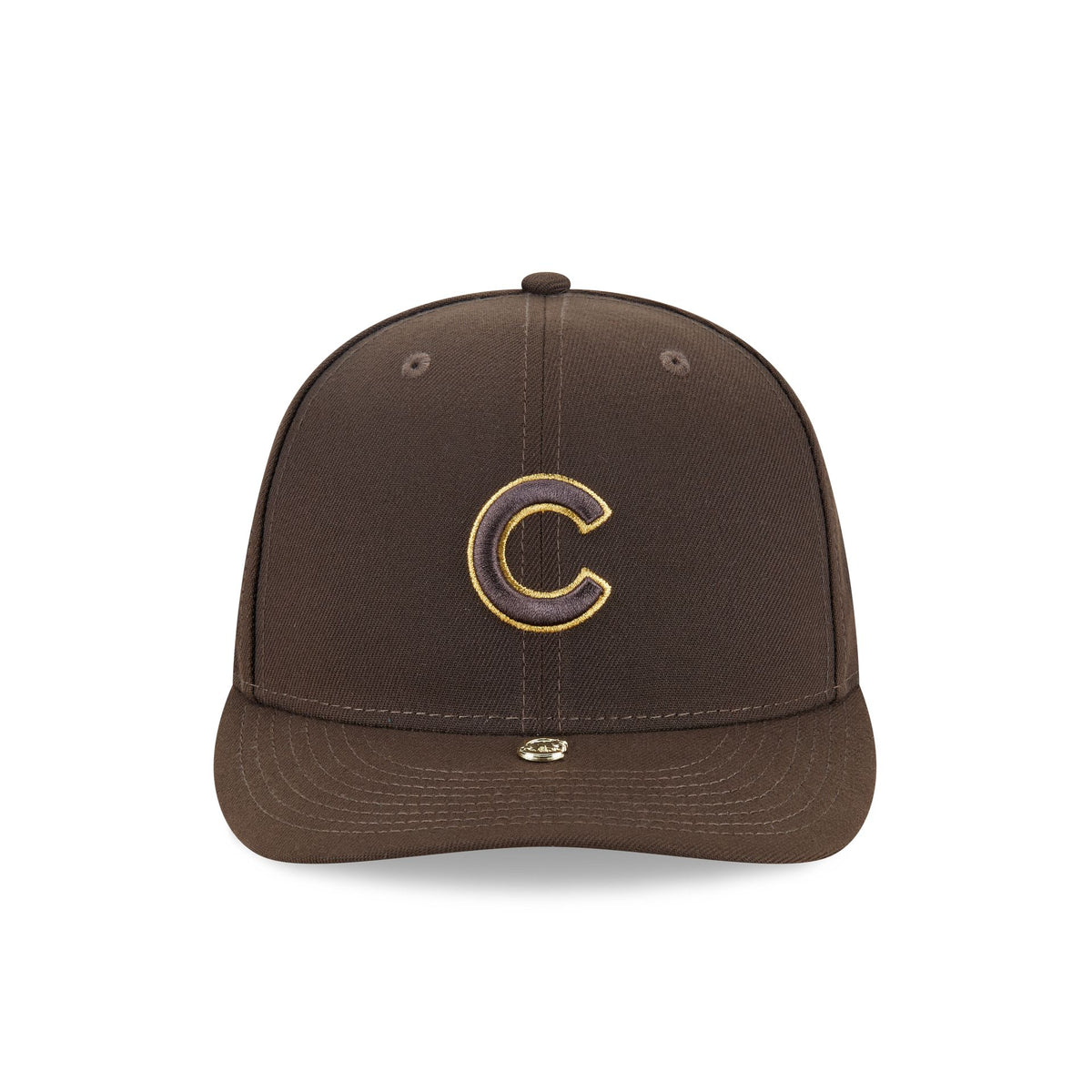 Chicago Cubs Walnut Gold Detail 59FIFTY Fitted Hat