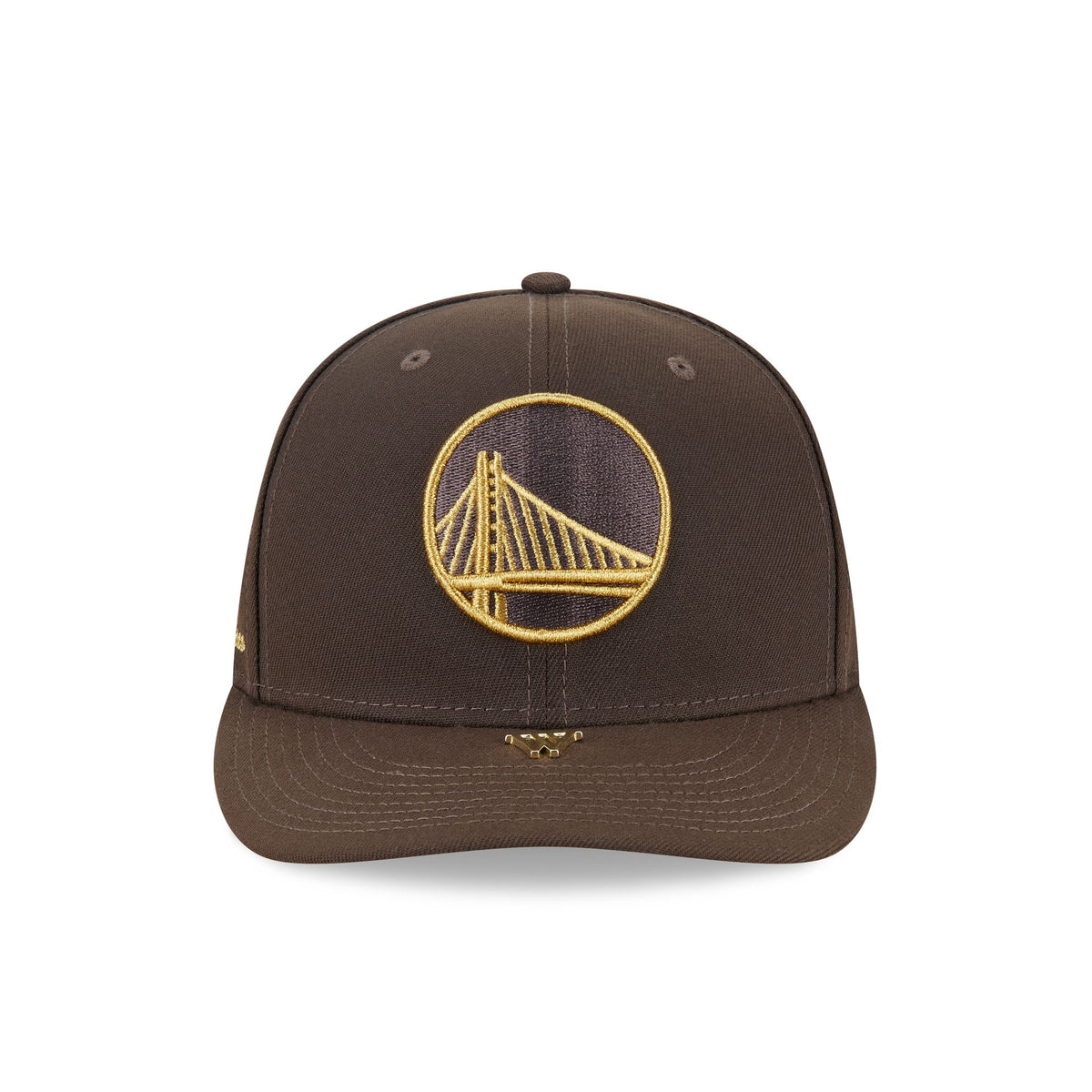 Golden State Warriors Walnut Gold Detail 59FIFTY Fitted Hat