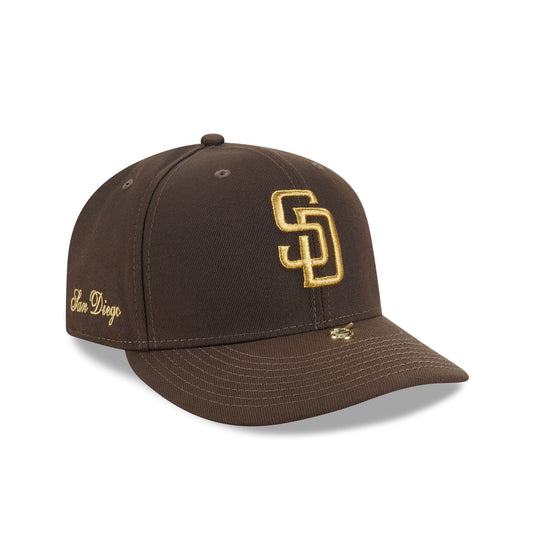 San Diego Padres Walnut Gold Detail 59FIFTY Fitted Hat