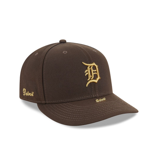Detroit Tigers Walnut Gold Detail 59FIFTY Fitted Hat