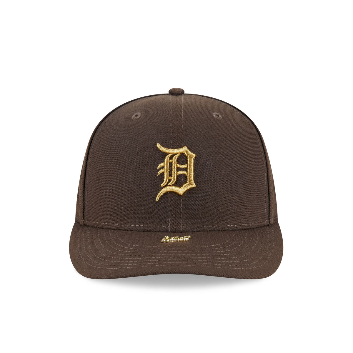 Detroit Tigers Walnut Gold Detail 59FIFTY Fitted Hat